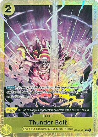 (OP03-121) Thunder Bolt (Premium Card Collection -Best Selection Vol. 1-) - One Piece Promotion Cards Foil