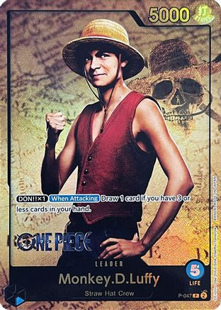 (P-047) Monkey.D.Luffy (047) (Premium Card Collection -Live Action Edition-) - One Piece Promotion Cards Foil