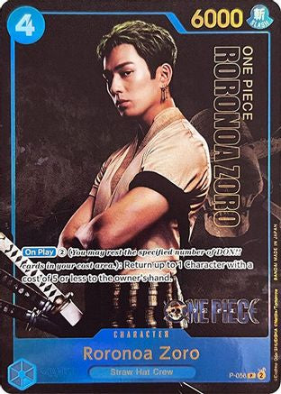 (P-056) Roronoa Zoro (Premium Card Collection -Live Action Edition-) - One Piece Promotion Cards Foil