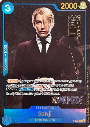 (P-050) Sanji (Premium Card Collection -Live Action Edition-) - One Piece Promotion Cards Foil