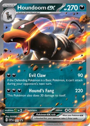 Houndoom ex (103) - SV Scarlet & Violet Promo Cards Holofoil - Promo