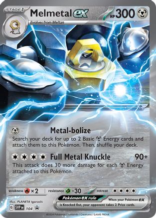 Melmetal ex (104) - SV Scarlet & Violet Promo Cards Holofoil - Promo