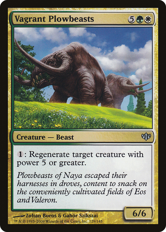 Vagrant Plowbeasts (CON-129) - Conflux Foil