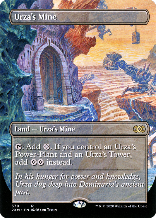 Urza's Mine (2XM-370) - Double Masters (Borderless) Foil