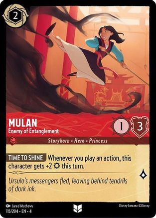 (115/204)  Mulan - Enemy of Entanglement - Ursula's Return  Normal