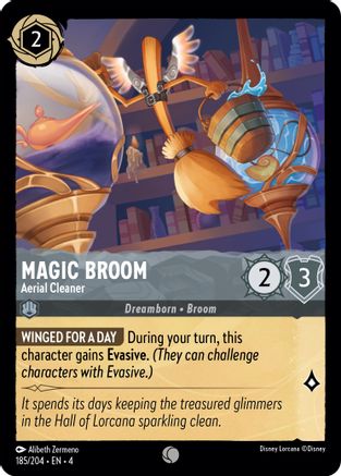 (185/204)  Magic Broom - Aerial Cleaner - Ursula's Return  Normal
