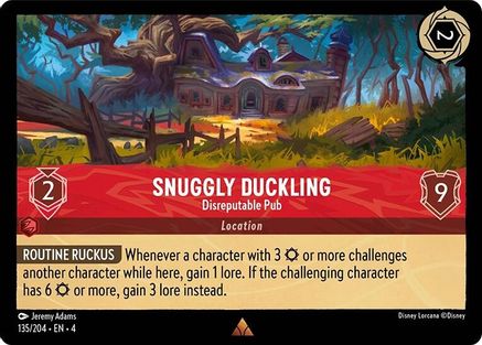 (135/204)  Snuggly Duckling - Disreputable Pub - Ursula's Return  Cold Foil