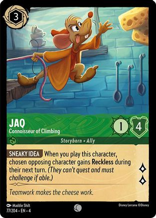 (077/204)  Jaq - Connoisseur of Climbing - Ursula's Return  Normal