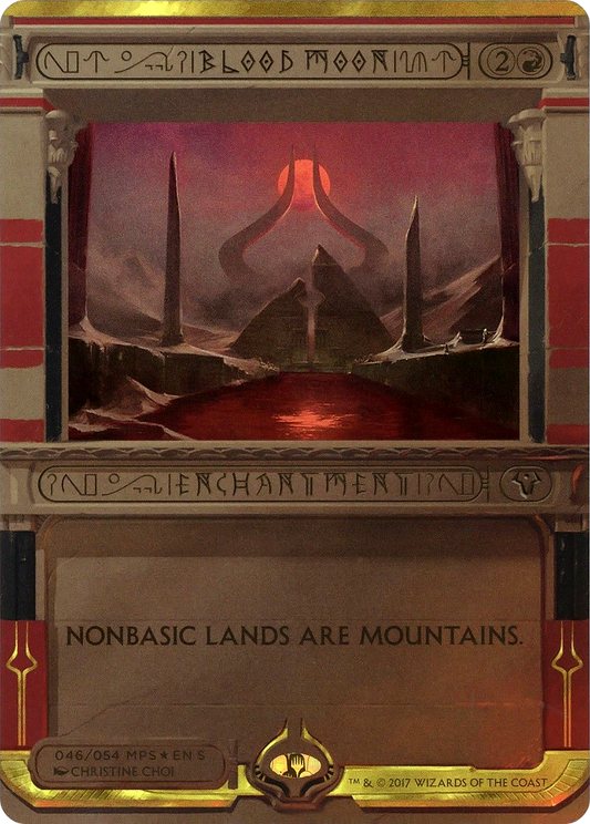 Blood Moon (MP2-046) - Amonkhet Invocations (Borderless) Foil