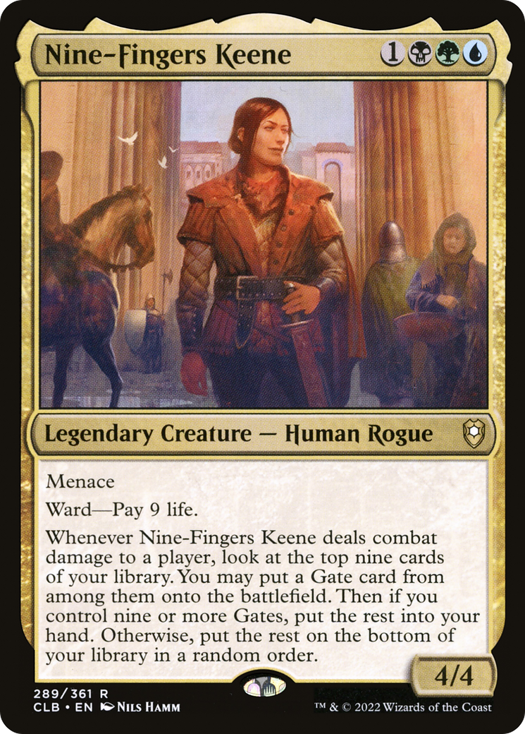 Nine-Fingers Keene (CLB-289) - Commander Legends: Battle for Baldur's Gate