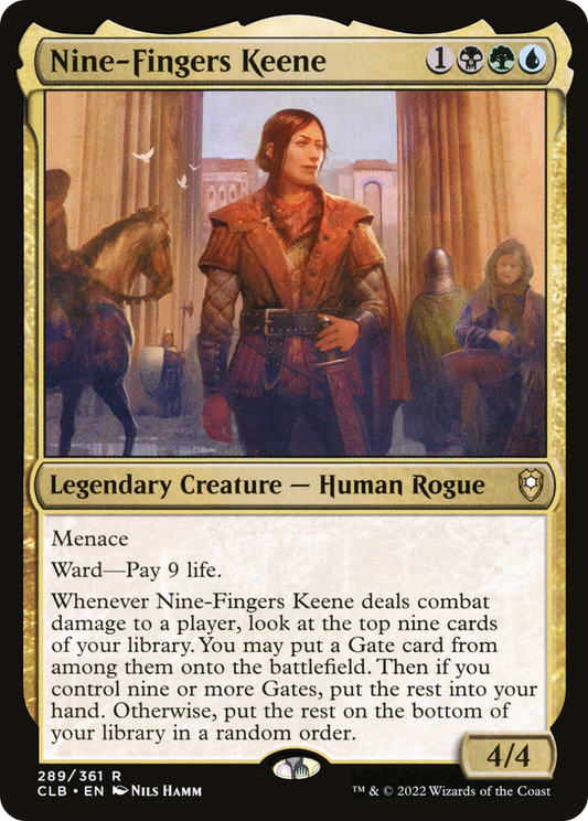 Nine-Fingers Keene (CLB-289) - Commander Legends: Battle for Baldur's Gate