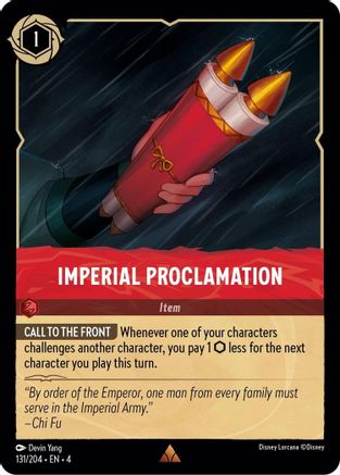 (131/204)  Imperial Proclamation - Ursula's Return  Normal