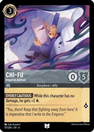 (177/204)  Chi-Fu - Imperial Advisor - Ursula's Return  Cold Foil