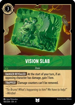 (100/204)  Vision Slab - Ursula's Return  Cold Foil
