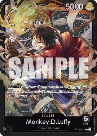 (ST14-001) Monkey.D.Luffy (001) - Starter Deck 14: 3D2Y Foil