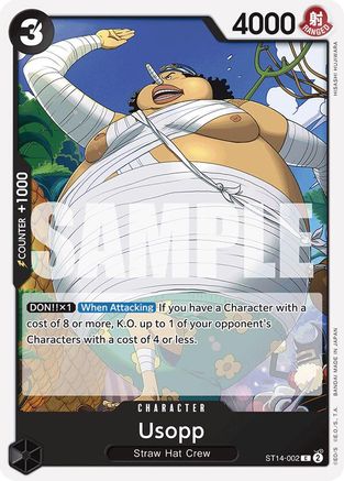 (ST14-002) Usopp - Starter Deck 14: 3D2Y Normal