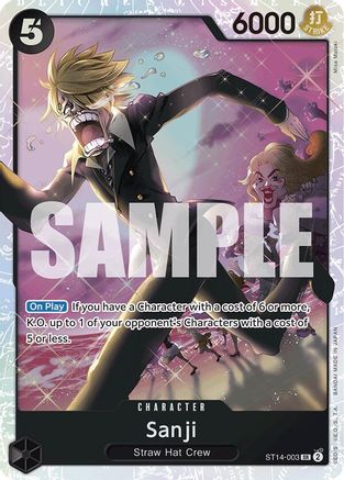 (ST14-003) Sanji - Starter Deck 14: 3D2Y Foil