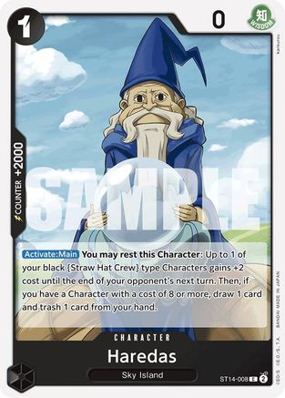 (ST14-008) Haredas - Starter Deck 14: 3D2Y Normal