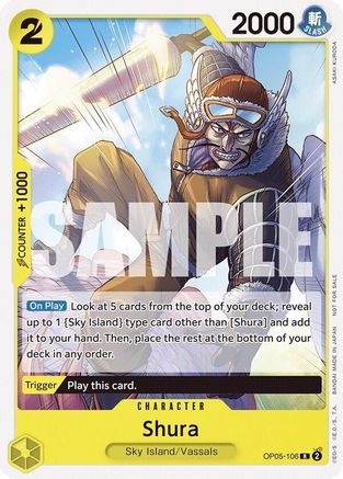 (OP05-106) Shura (Tournament Pack Vol. 7) - One Piece Promotion Cards Normal