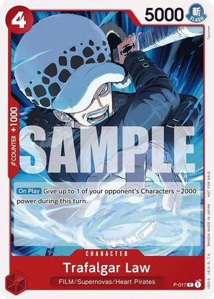 (P-017) Trafalgar Law (Tournament Pack Vol. 7) - One Piece Promotion Cards Normal