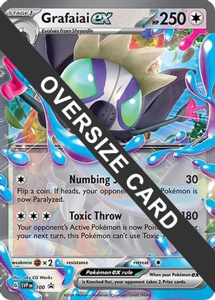 Grafaiai ex (SV: Scarlet & Violet Promo Cards) (100/null) - Jumbo Cards Holofoil - Promo