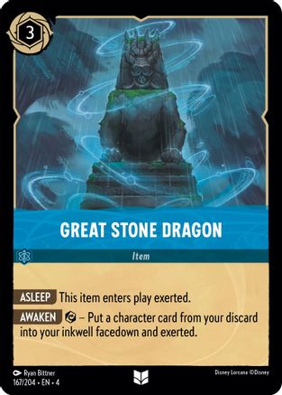 (167/204)  Great Stone Dragon - Ursula's Return  Normal