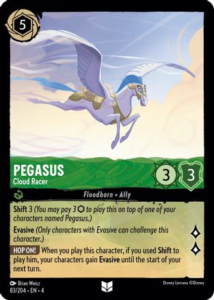 (083/204)  Pegasus - Cloud Racer - Ursula's Return  Cold Foil