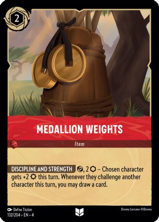 (132/204)  Medallion Weights - Ursula's Return  Cold Foil