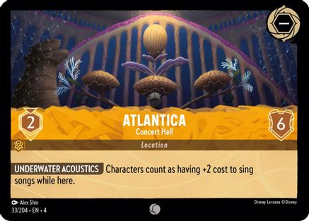 (033/204)  Atlantica - Concert Hall - Ursula's Return  Cold Foil