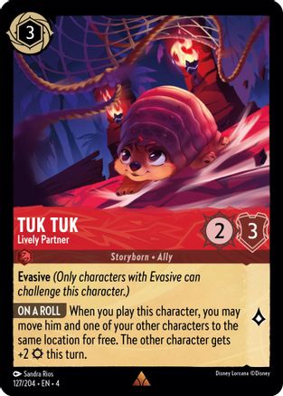 (127/204)  Tuk Tuk - Lively Partner - Ursula's Return  Cold Foil