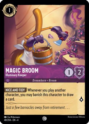 (048/204)  Magic Broom - Illuminary Keeper - Ursula's Return  Normal