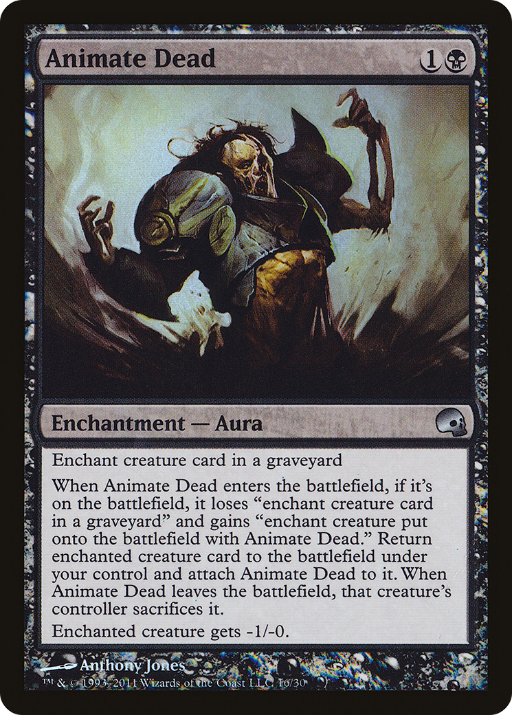 Animate Dead (PD3-016) - Premium Deck Series: Graveborn Foil