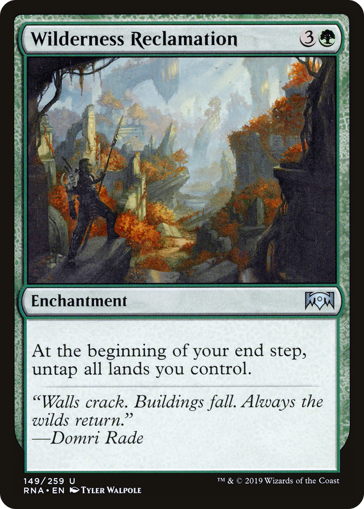 Wilderness Reclamation (RNA-149) - Ravnica Allegiance Foil