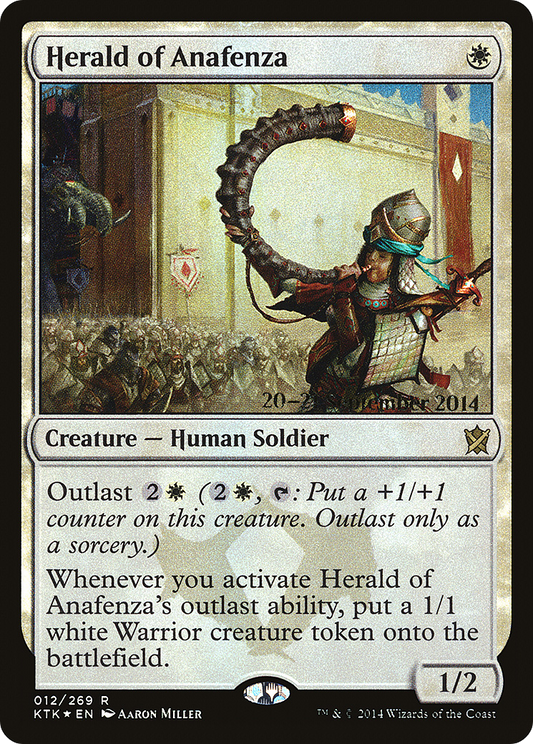 Herald of Anafenza (PKTK-12S) - Khans of Tarkir Promos Foil