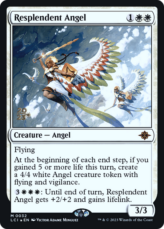 Resplendent Angel (PLCI-32S) - The Lost Caverns of Ixalan Promos Foil