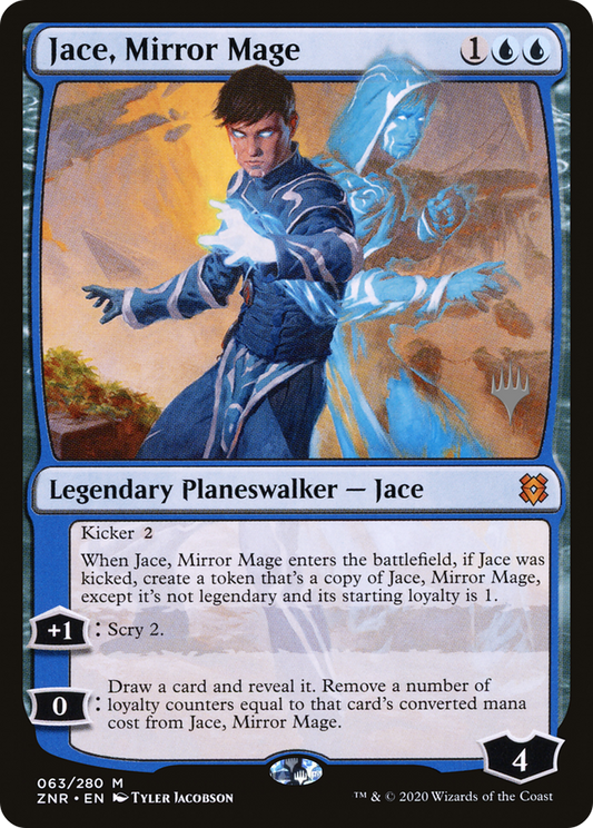 Jace, Mirror Mage (PPZNR-63P) - Zendikar Rising Promos Foil (Promo Pack)