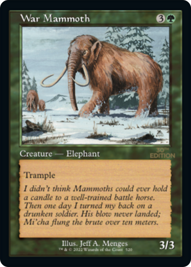 War Mammoth (30A-520) - 30th Anniversary Edition