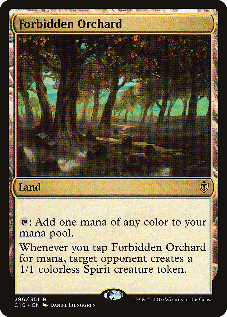 Forbidden Orchard (C16-296) - Commander 2016