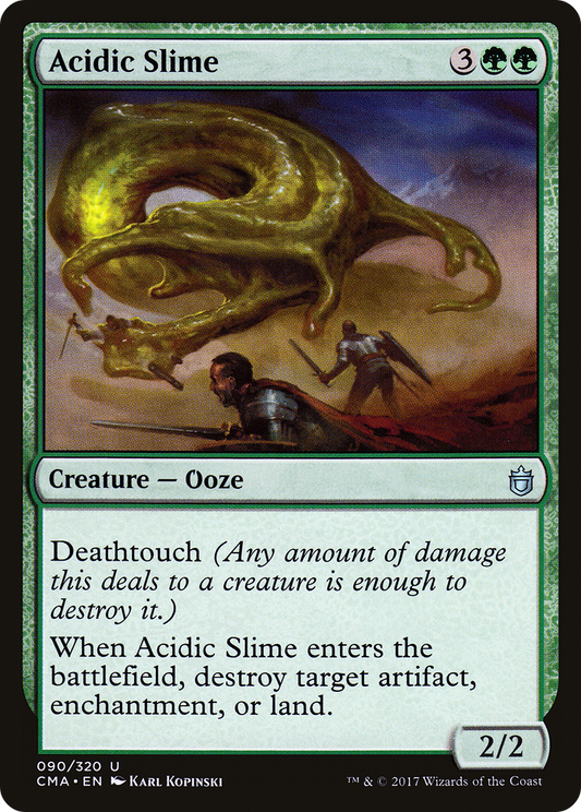 Acidic Slime (CMA-090) - Commander Anthology