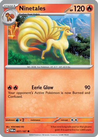 Ninetales (27/167) - SV06 Twilight Masquerade  - Common