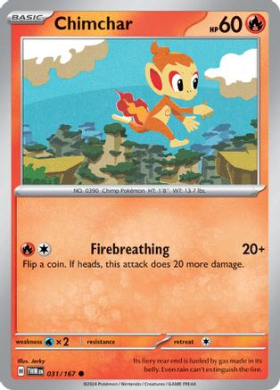 Chimchar 31 - SV06 Twilight Masquerade Reverse Holofoil