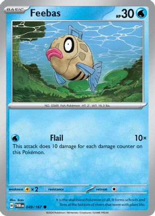 Feebas 49 - SV06 Twilight Masquerade Reverse Holofoil