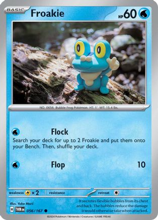 Froakie (56/167) - SV06 Twilight Masquerade Reverse Holofoil - Common