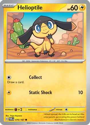 Helioptile (70/167) - SV06 Twilight Masquerade  - Common