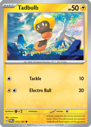 Tadbulb (73/167) - SV06 Twilight Masquerade Reverse Holofoil - Common