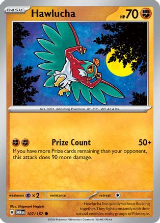 Hawlucha (107/167) - SV06 Twilight Masquerade  - Common