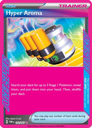 Hyper Aroma (152/167) - SV06 Twilight Masquerade Holofoil - ACE SPEC Rare