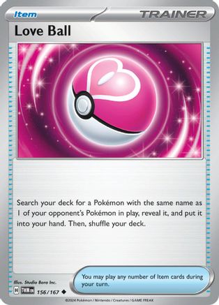 Love Ball (156/167) - SV06 Twilight Masquerade Reverse Holofoil - Uncommon
