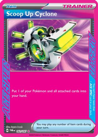 Scoop Up Cyclone (162/167) - SV06 Twilight Masquerade Holofoil - ACE SPEC Rare