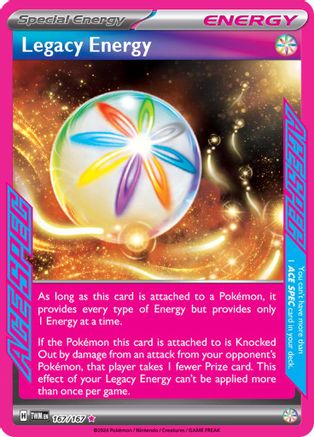 Legacy Energy (167/167) - SV06 Twilight Masquerade Holofoil - ACE SPEC Rare